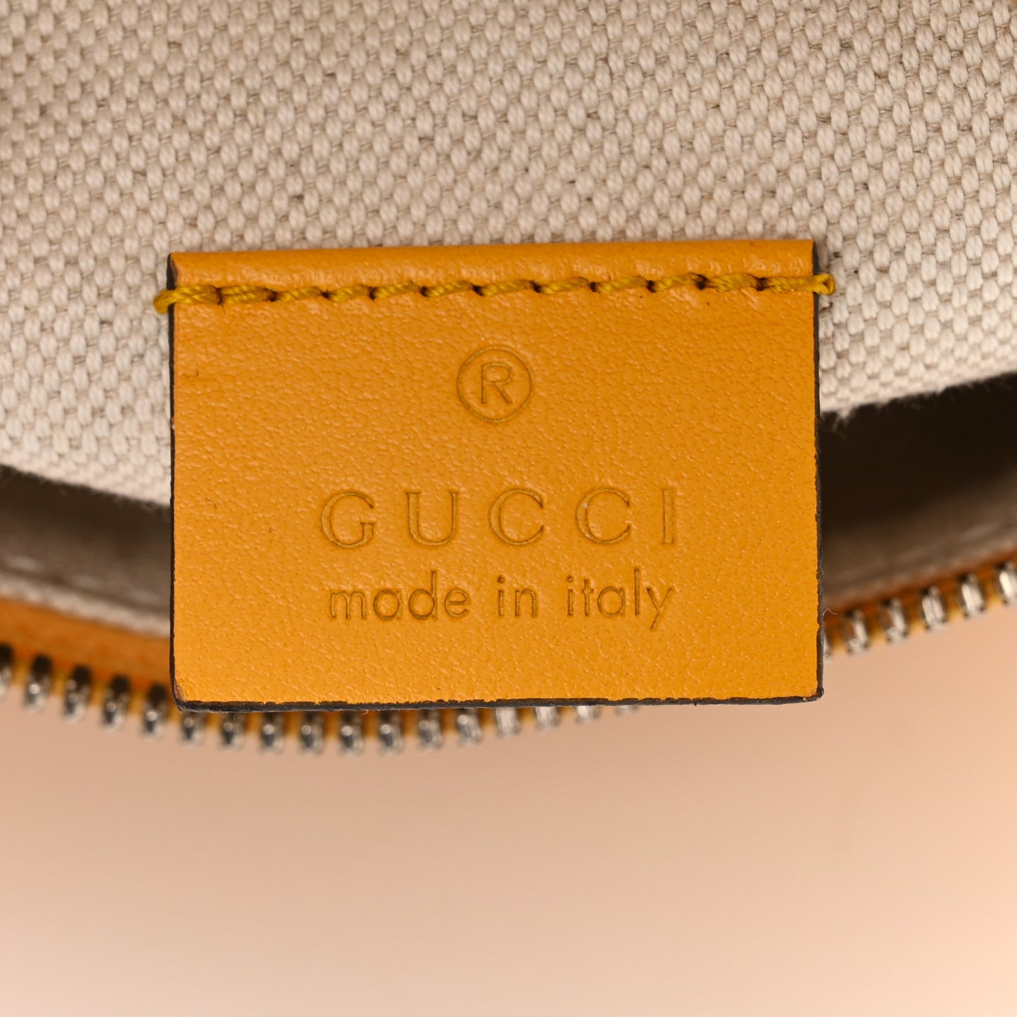 Calfskin GG Tennis Embossed Belt Bag Crop