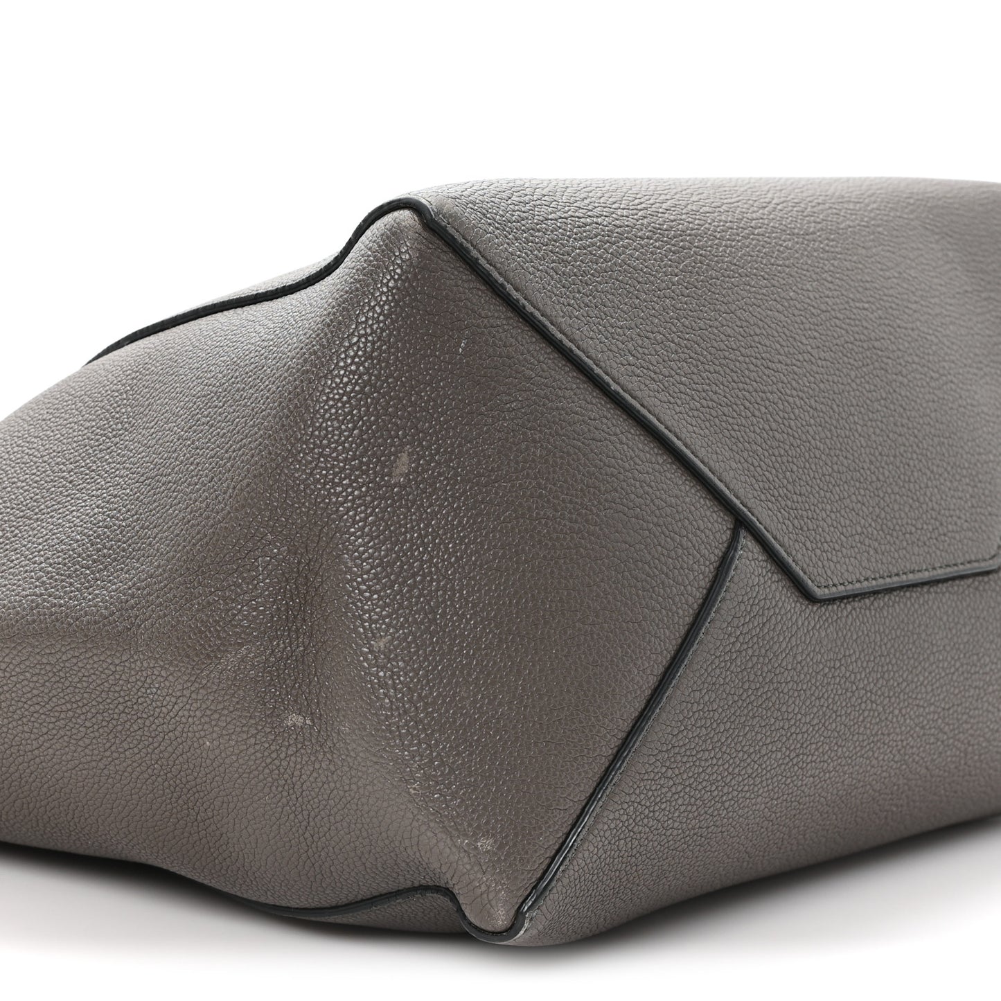 Soft Grained Calfskin Small Belt Cabas Phantom Taupe