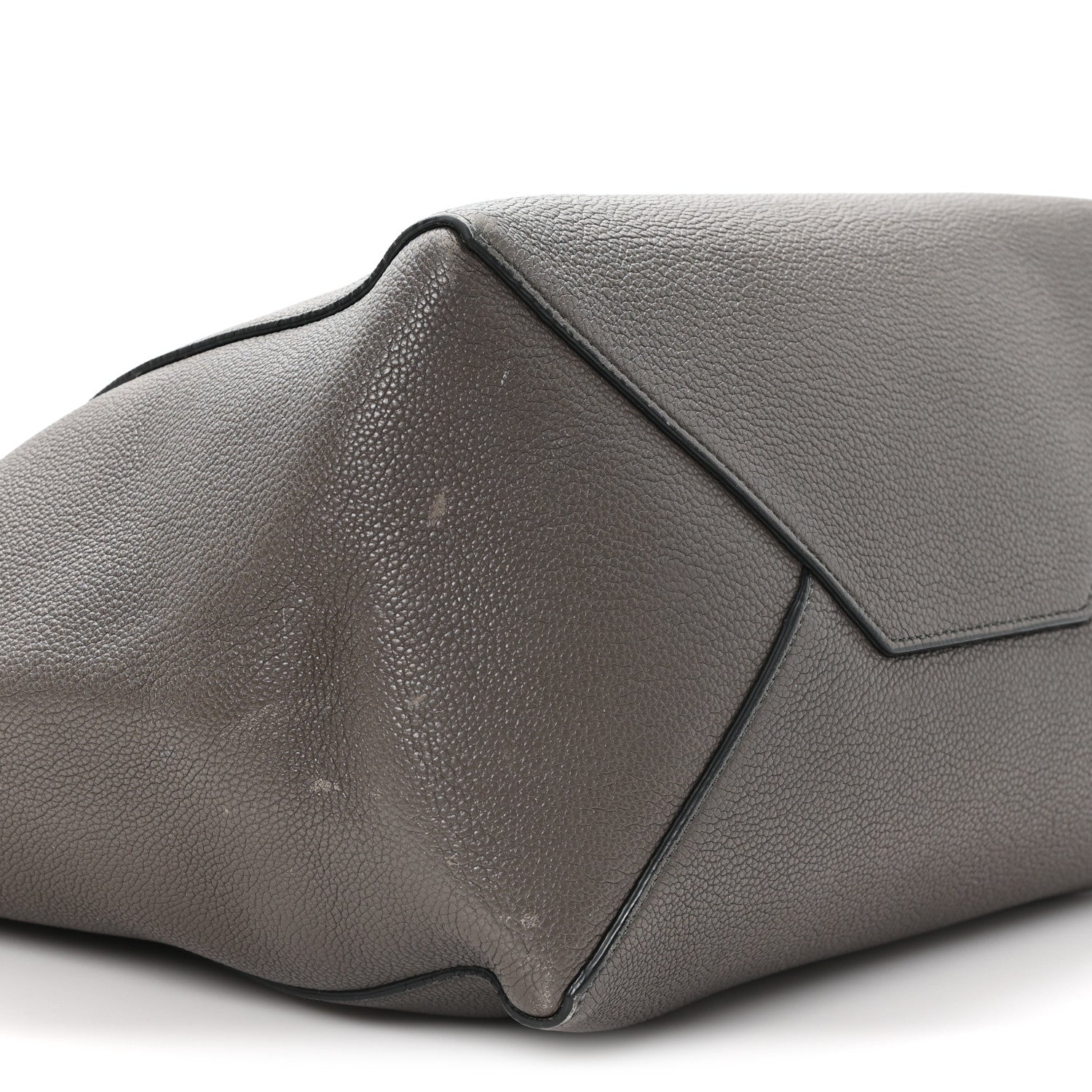 Celine Soft Grained Calfskin Small Belt Cabas Phantom Taupe 8 of 12