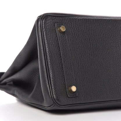 Hermes Togo Birkin 30 Black 6 of 12