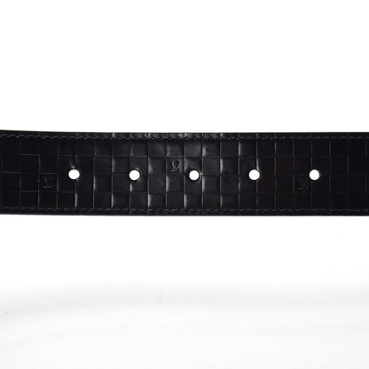 Louis Vuitton Calfskin Damier Embossed Inventeur Reversible Belt 100 40 5 of 6