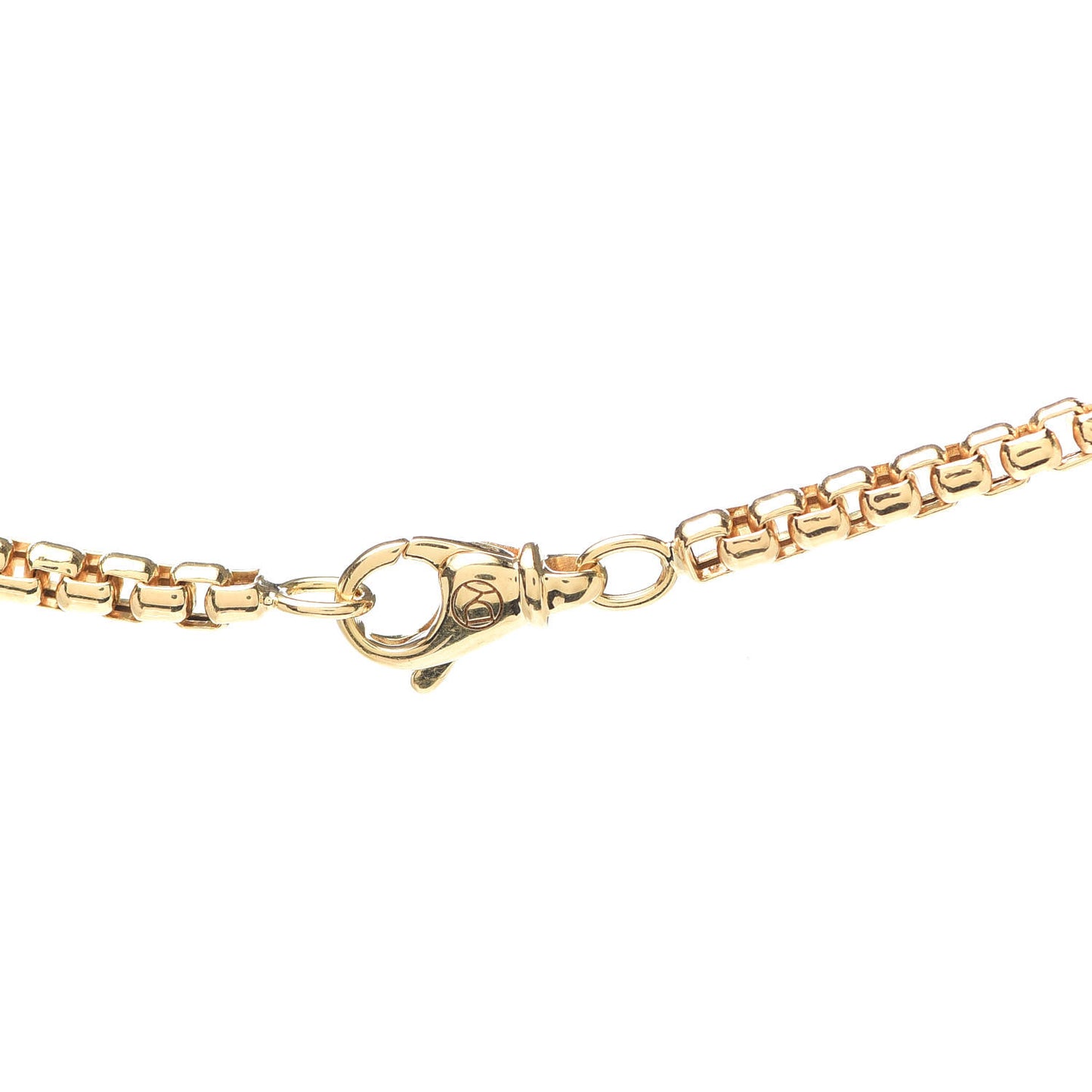 18K Yellow Gold 3.4mm Box Chain Necklace 20"