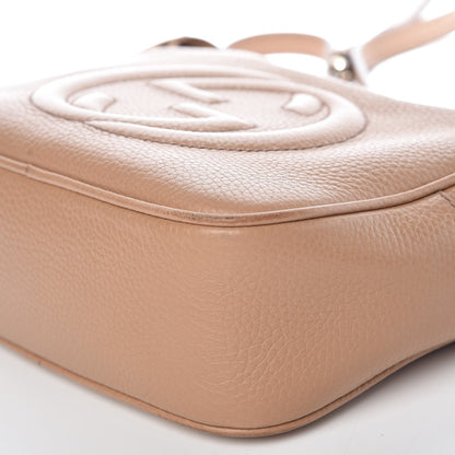 Gucci Pebbled Calfskin Small Soho Disco Bag Camelia 12 of 18