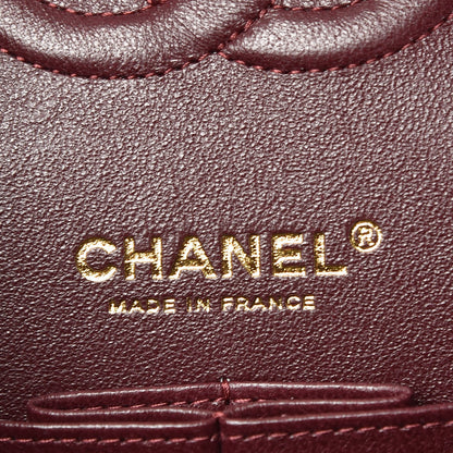 Chanel Lambskin Quilted Medium Double Flap Black 7 of 10