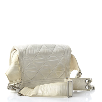 Chanel Nylon Ski Sport Belt Bag White 3 of 11