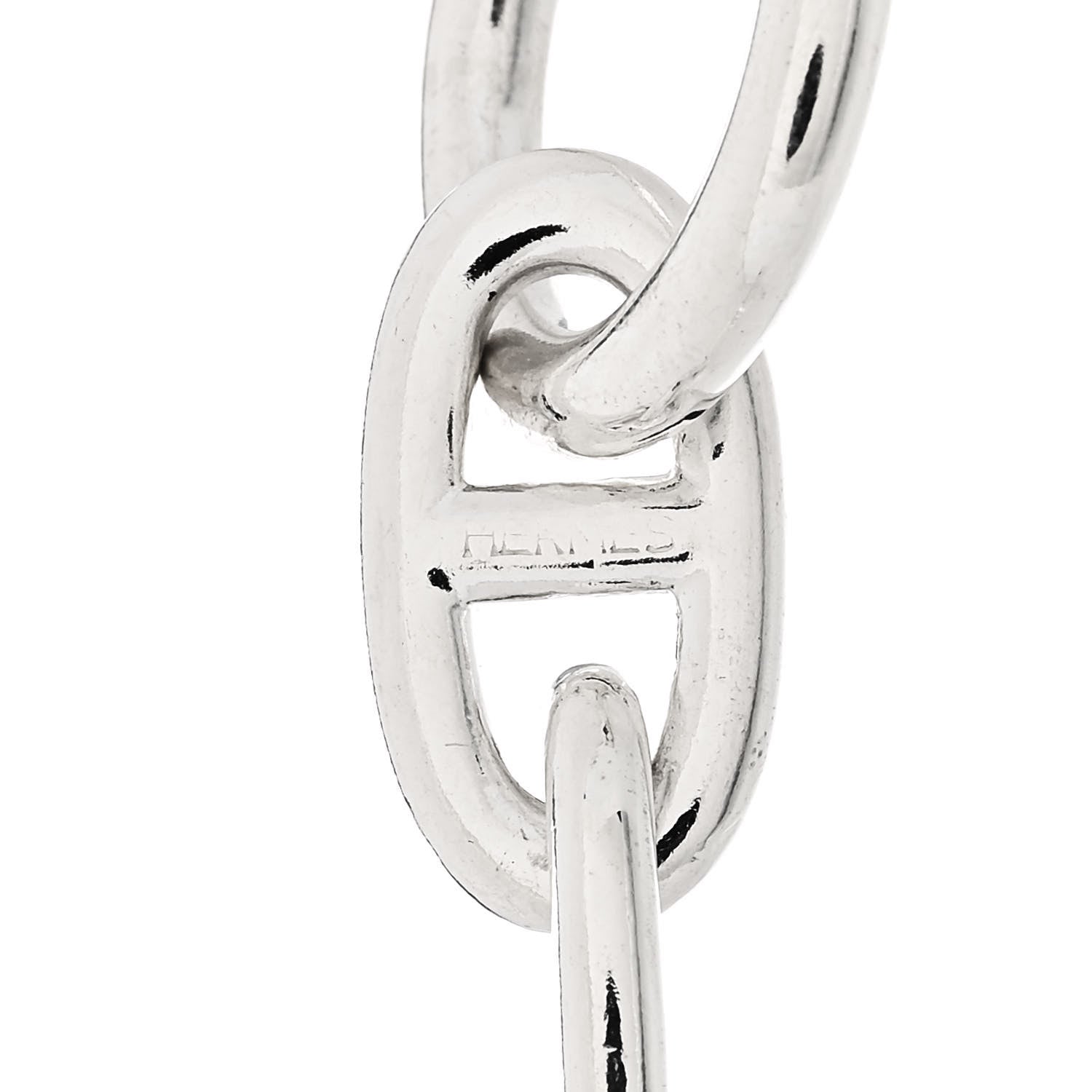 Hermes Sterling Silver GM Chaine d'Ancre Bracelet 3 of 6