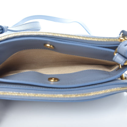 Chloe Calfskin Suede Mini Roy Bag Washed Blue 5 of 7