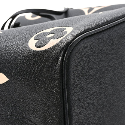 Louis Vuitton Empreinte Monogram Giant Neonoe MM Black Beige 9 of 12