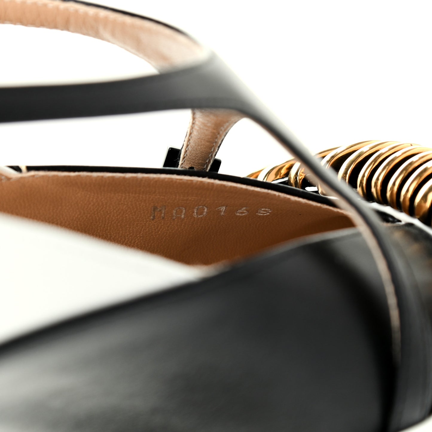 Calfskin Monogram Headline Slingback Pumps 36 Black White