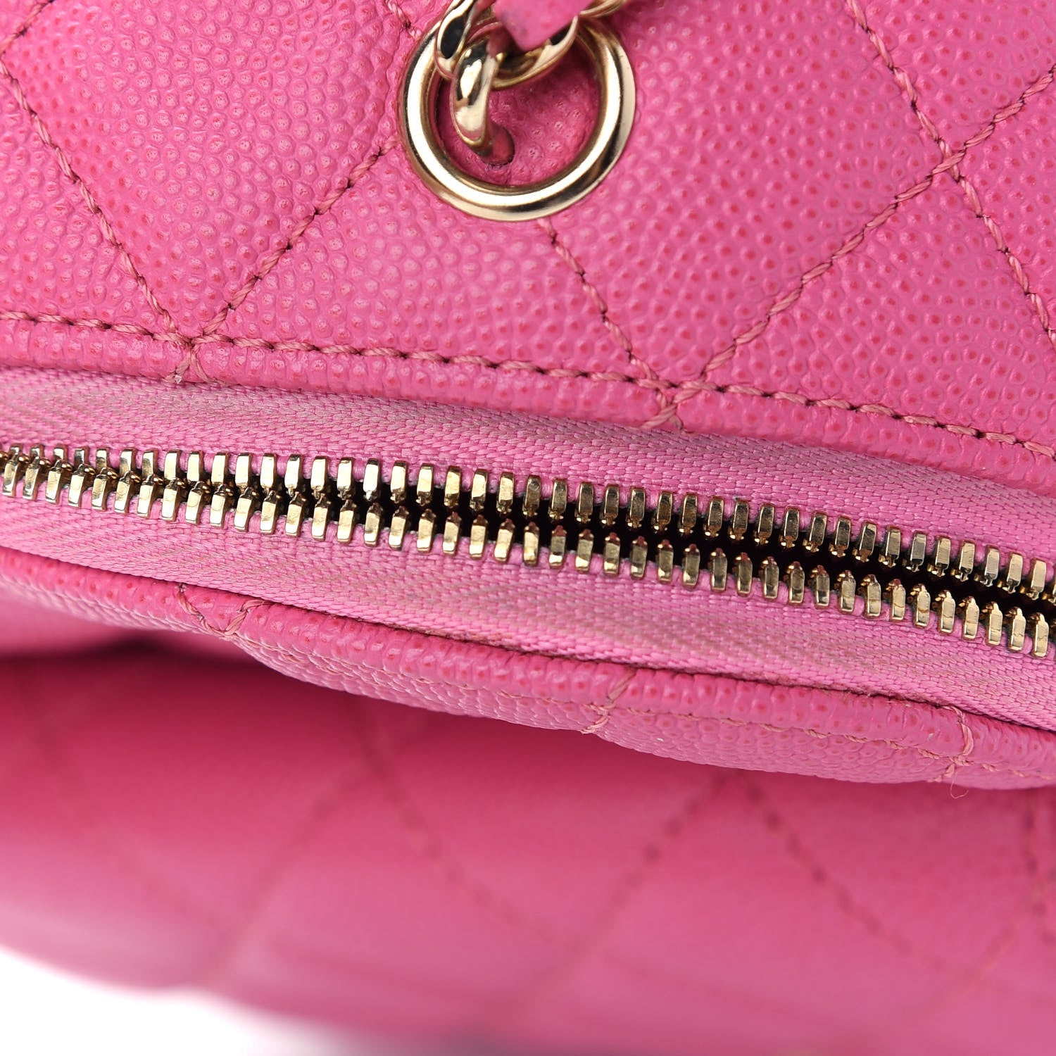 Chanel Caviar Quilted Small CC Day Backpack Pink 9 of 9