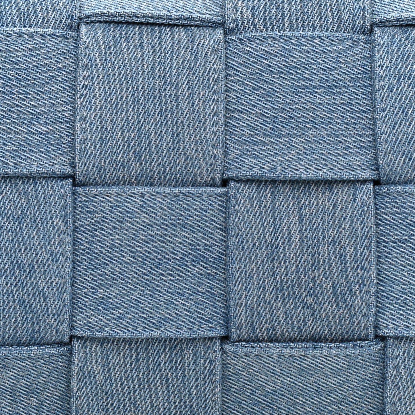 Denim Maxi Intrecciato Brick Cassette Bag Indigo