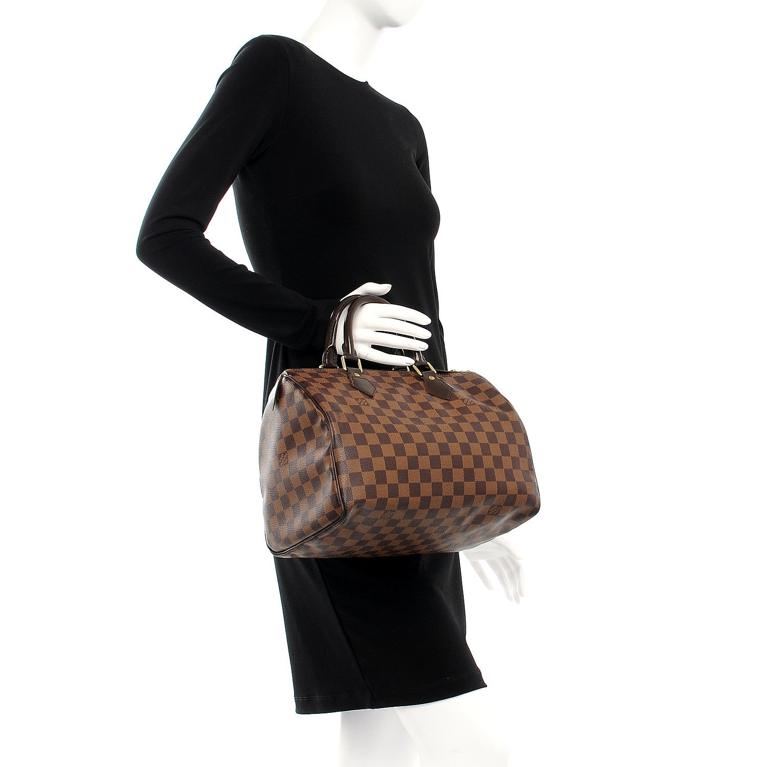 Louis Vuitton Damier Ebene Speedy 30 2 of 19