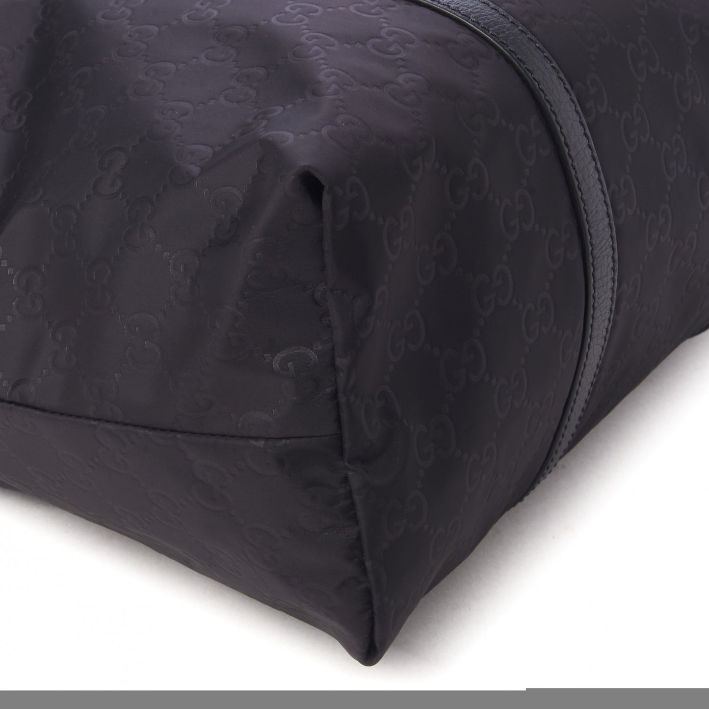 Nylon Monogram Tote Black