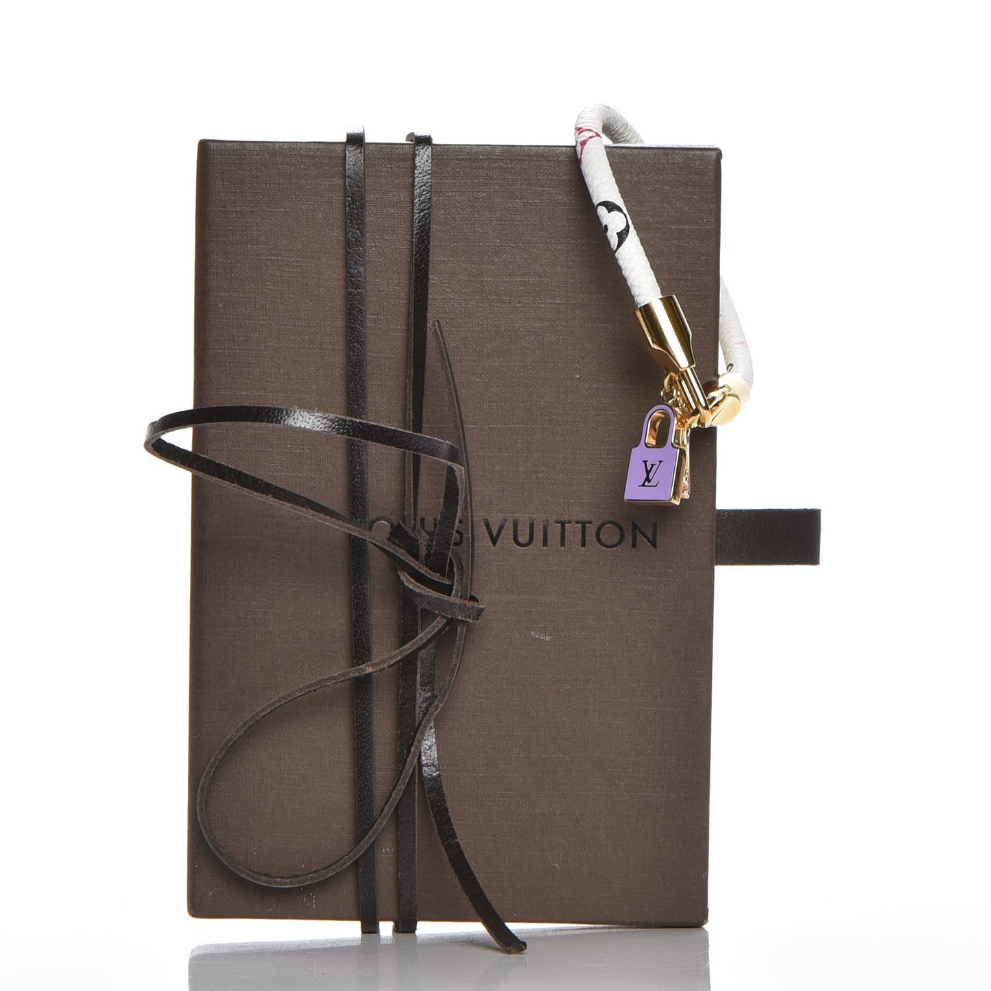 Monogram Multicolor Luck It Bracelet 19 White