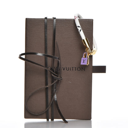Louis Vuitton Monogram Multicolor Luck It Bracelet 19 White 6 of 6