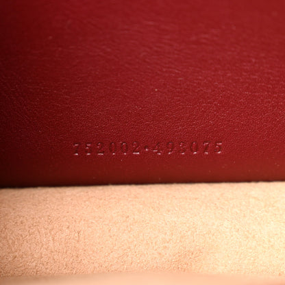 Gucci GG Supreme Monogram Azalea Calfskin Horsebit 1955 Mini Bag Beige Ebony Rosso Ancora 8 of 12