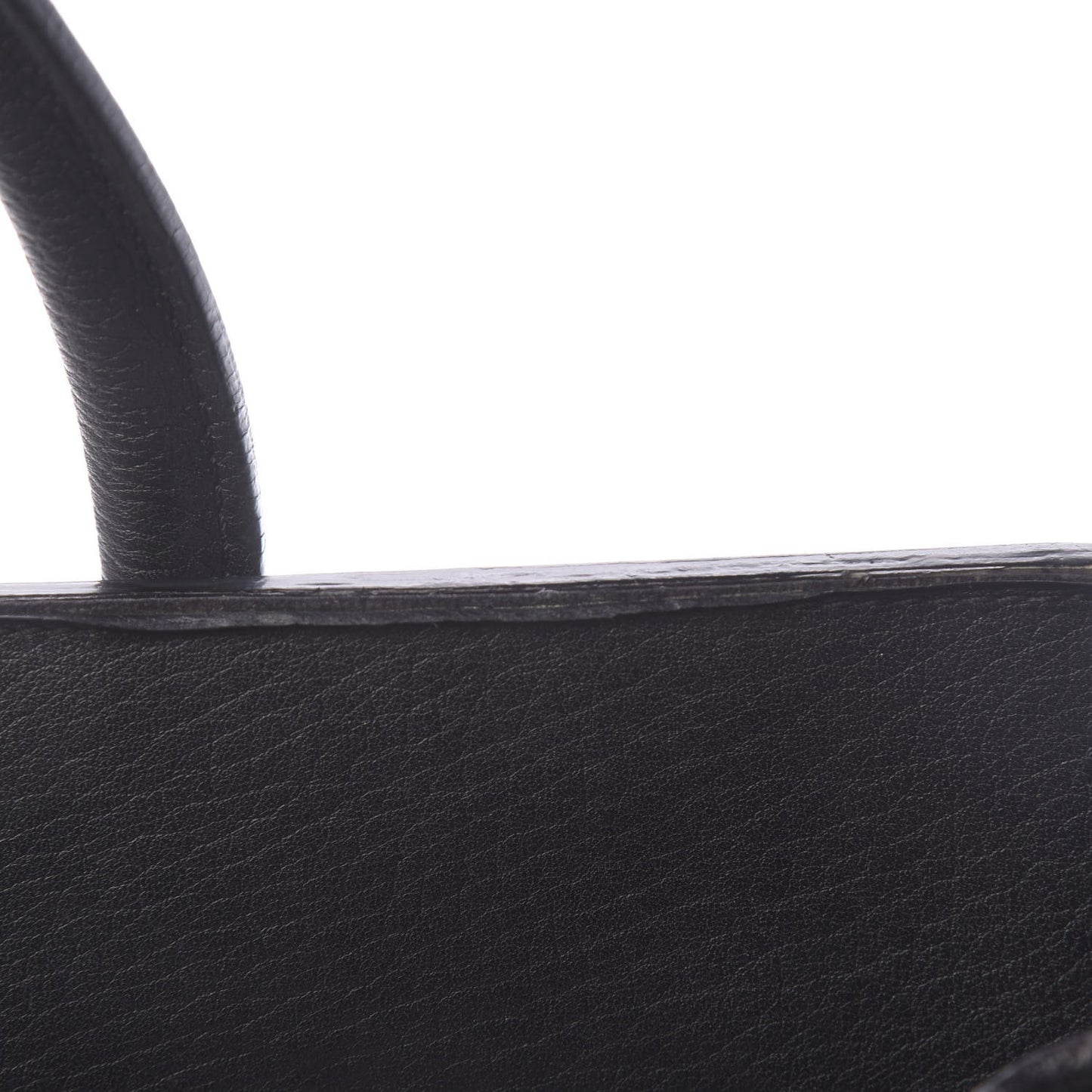 Crisped Calfskin Mini Tie Knot Tote Black