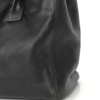 Chanel Calfskin Cerf Executive Shopper Tote Black 16 of 18