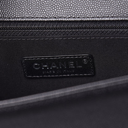 Chanel Caviar Quilted New Medium Boy Flap Black 6 of 10