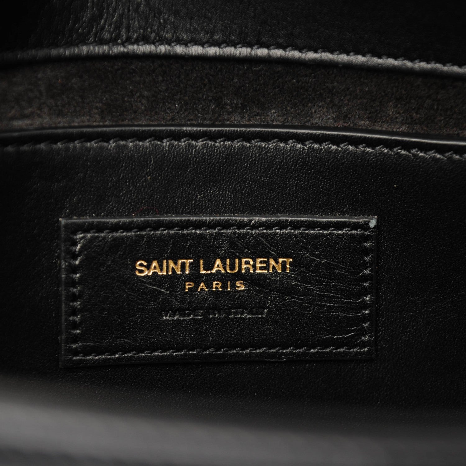 Saint Laurent Smooth Calfskin Medium Classic Monogram Kate Tassel Satchel Black 6 of 7