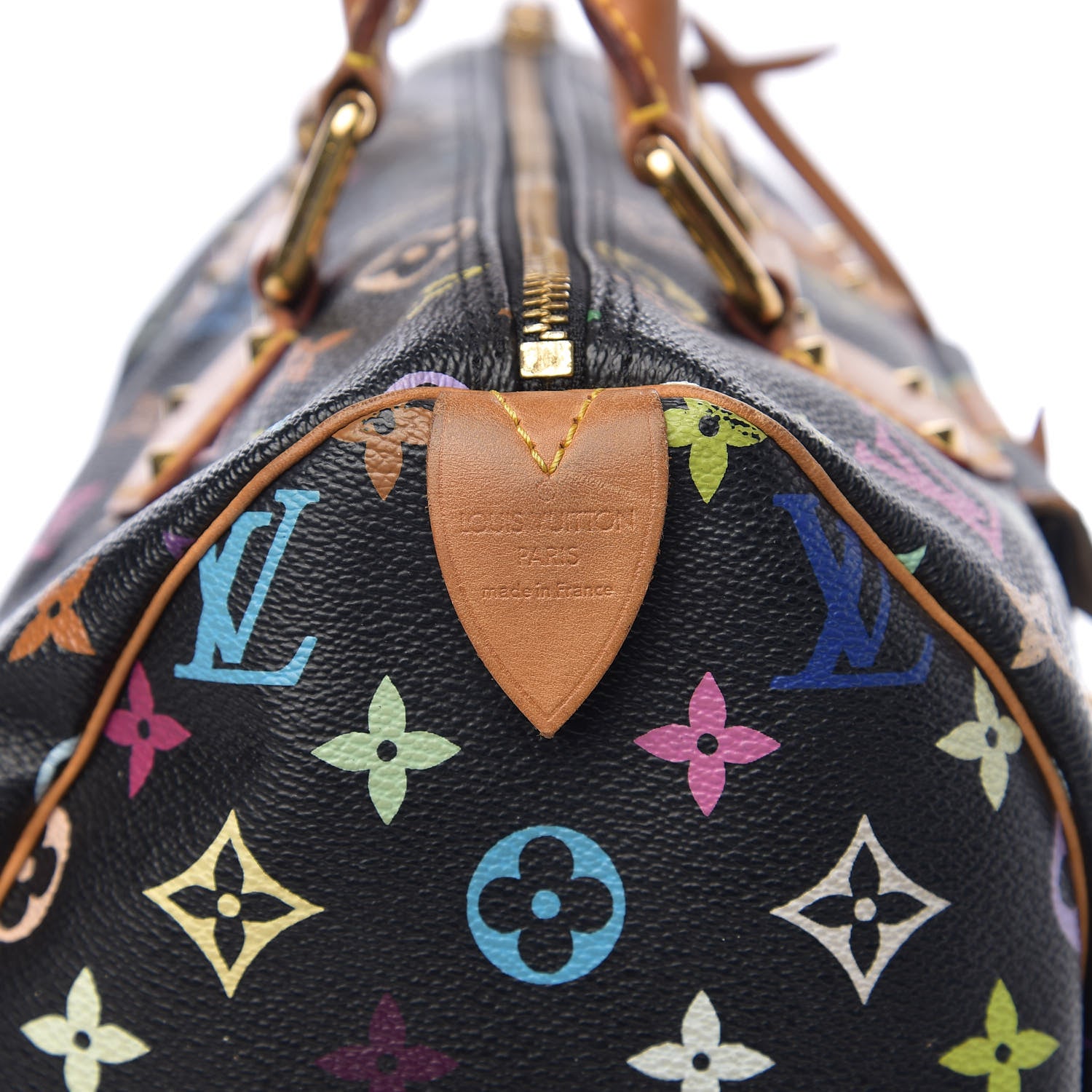 Louis Vuitton Monogram Multicolor Speedy 30 Black 5 of 12
