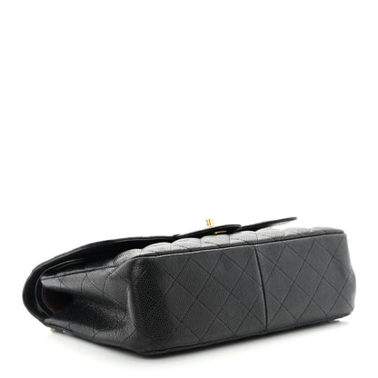 Chanel Caviar Quilted Jumbo Double Flap Black 4 of 15
