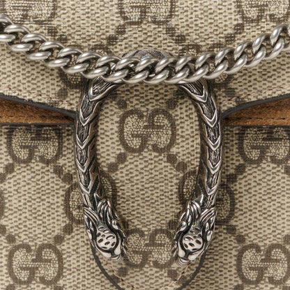 Gucci GG Supreme Monogram Super Mini Dionysus Shoulder Bag Taupe 7 of 9