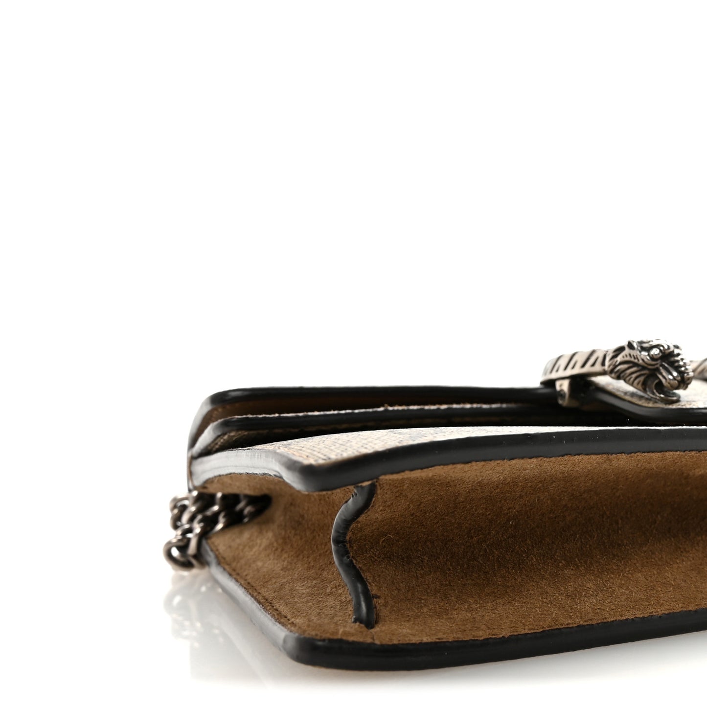 GG Supreme Monogram Super Mini Dionysus Shoulder Bag Taupe