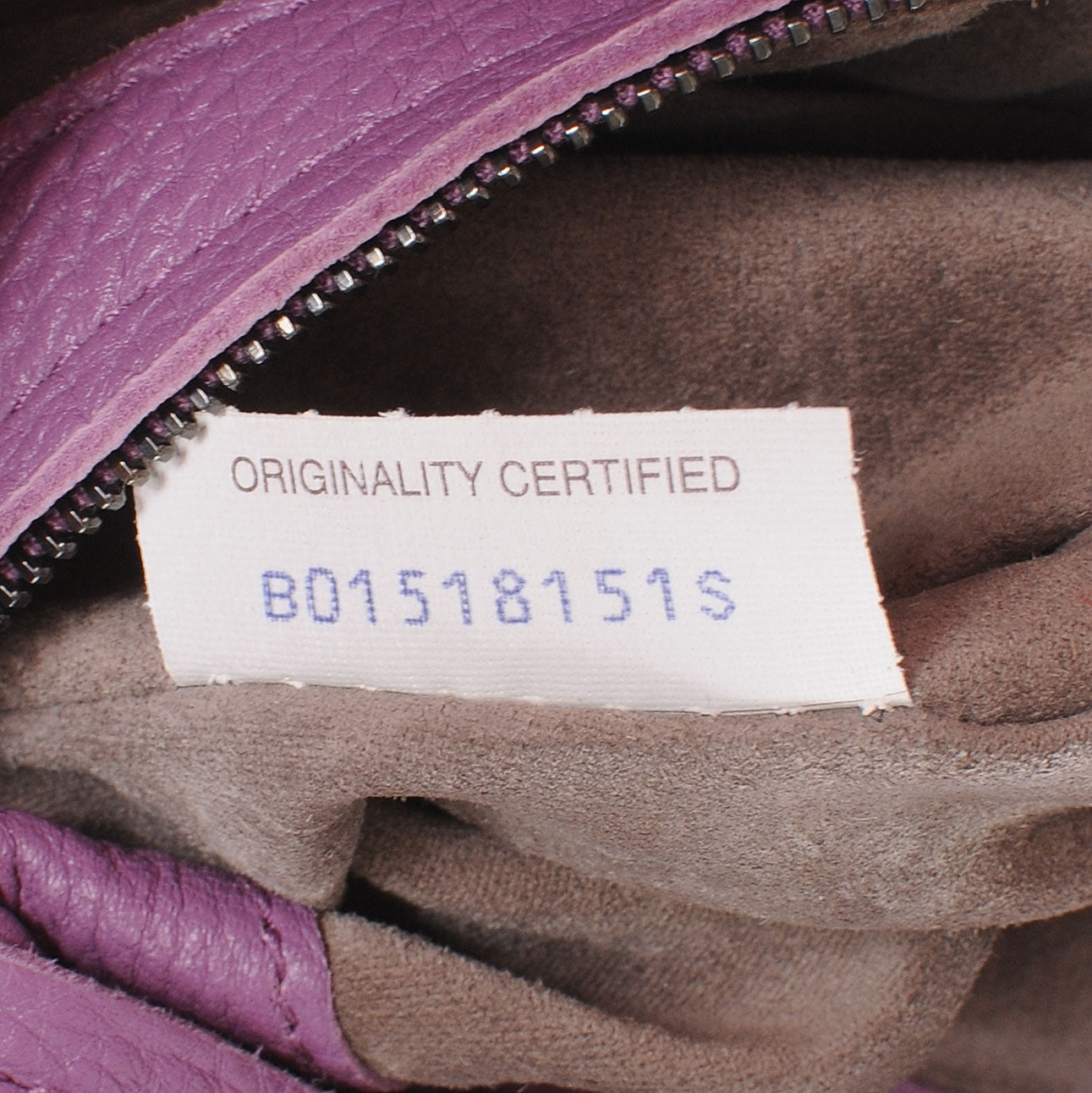 Leather Cervo Hobo Lilac