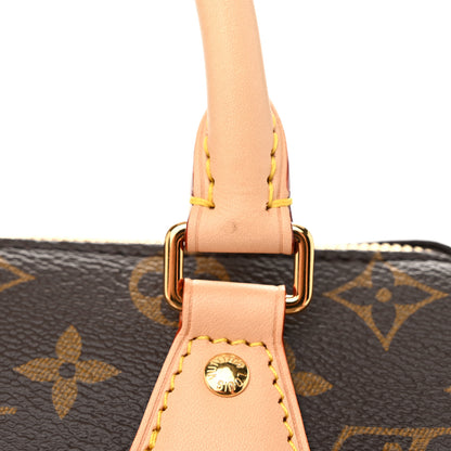 Louis Vuitton Monogram Speedy Bandouliere 20 Black 10 of 10