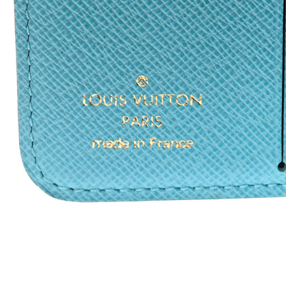 Louis Vuitton Monogram Groom Compact Zip Wallet Blue 8 of 12