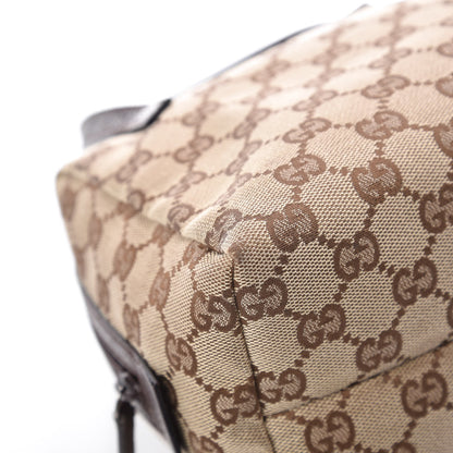 Gucci Monogram Calfskin Large Balthus Cosmetic Pouch Beige Ebony Cocoa 8 of 11