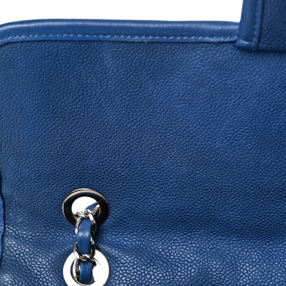 Chanel Caviar Quilted Large French Riviera Flap Blue 11 of 14