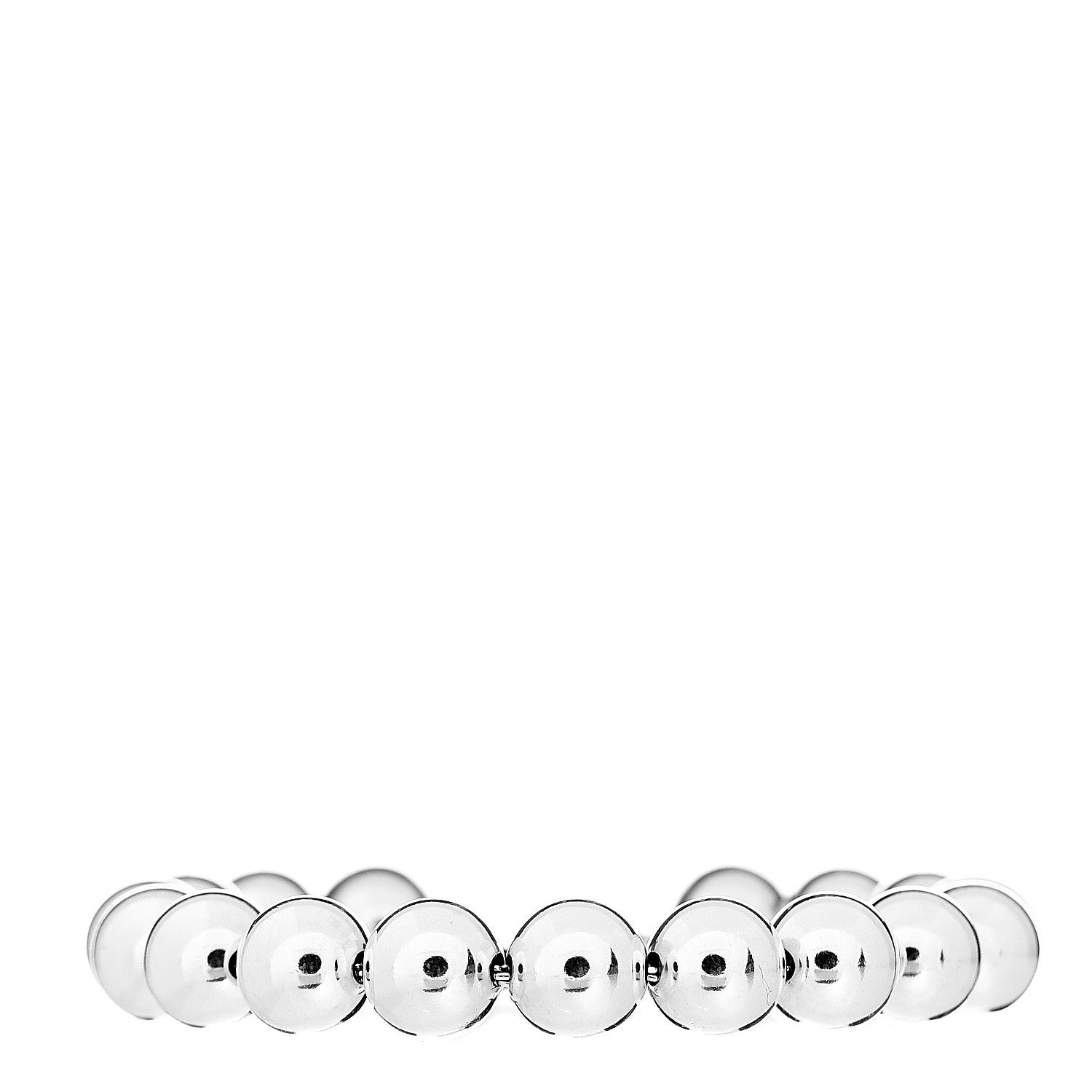 Tiffany Sterling Silver 10mm HardWear Ball Bracelet 1 of 4