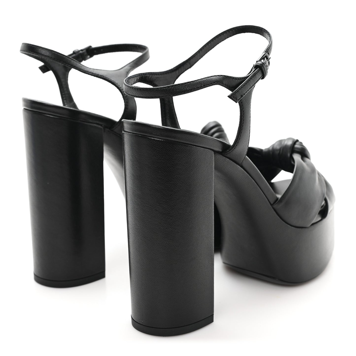 Vendome Bianca 85 Platform Sandals 37.5 Black