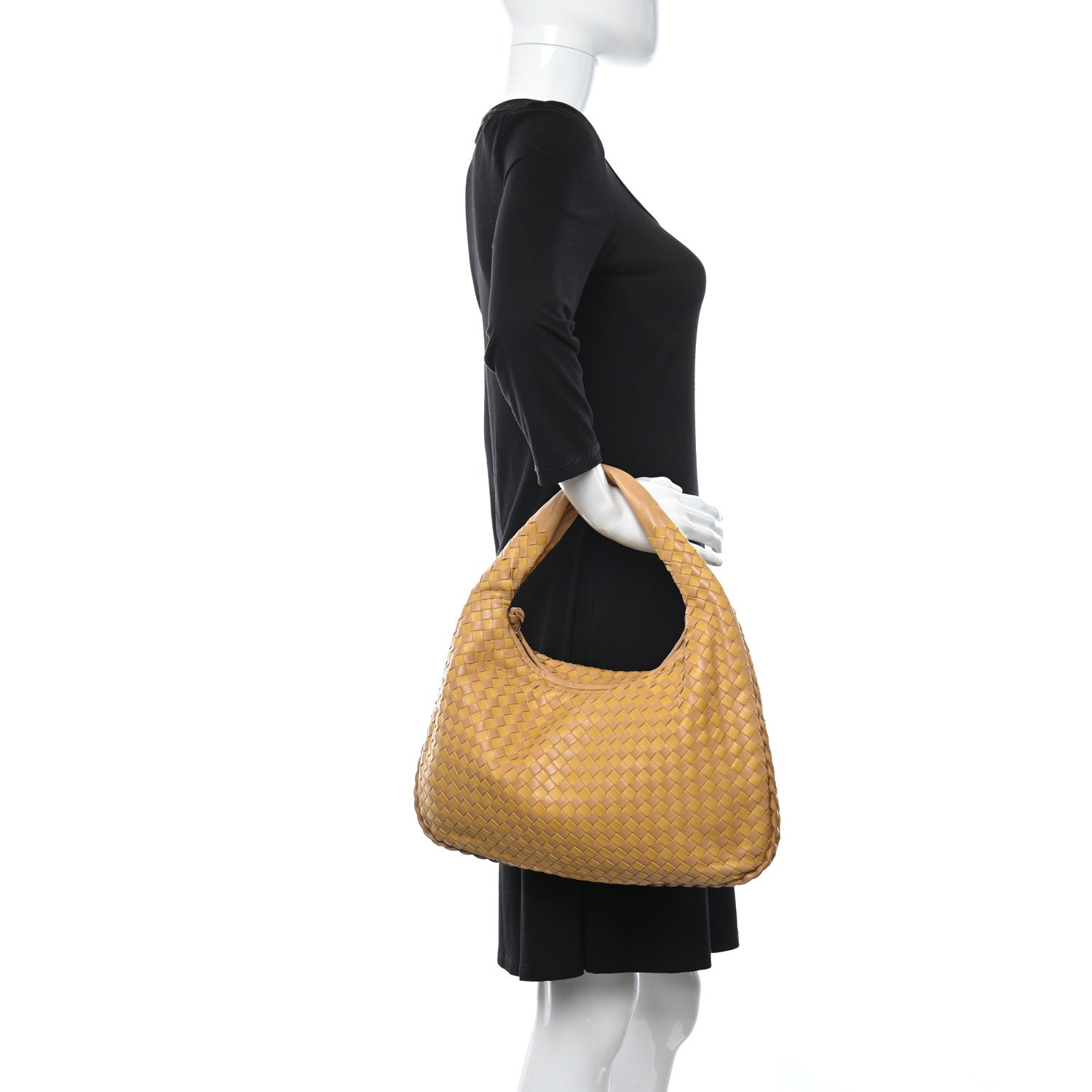 Bottega Veneta Nappa Intrecciato Bi-Color Medium Veneta Hobo 2 of 9