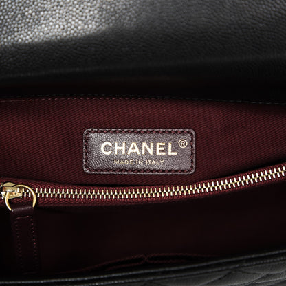Chanel Caviar Quilted Small Coco Handle Flap Black 6 of 7