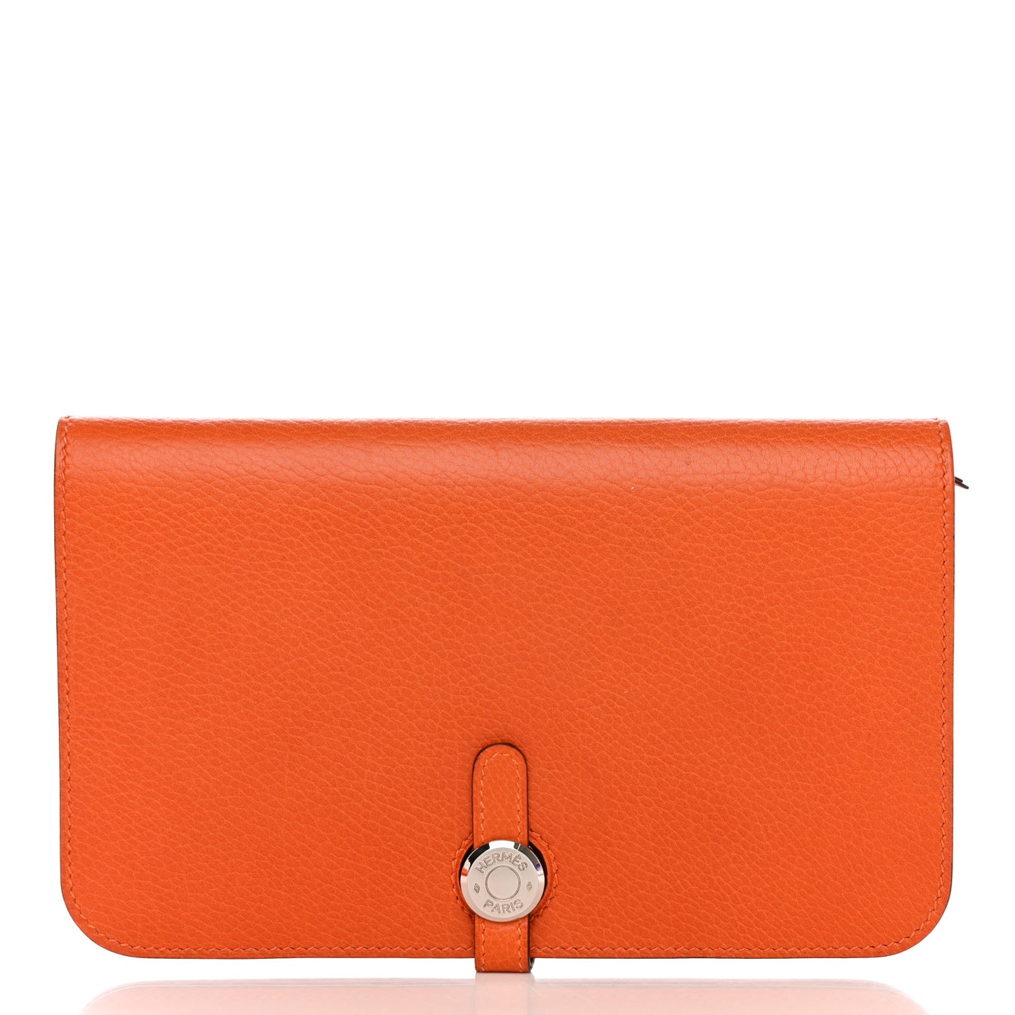 Togo Dogon Duo Wallet Orange