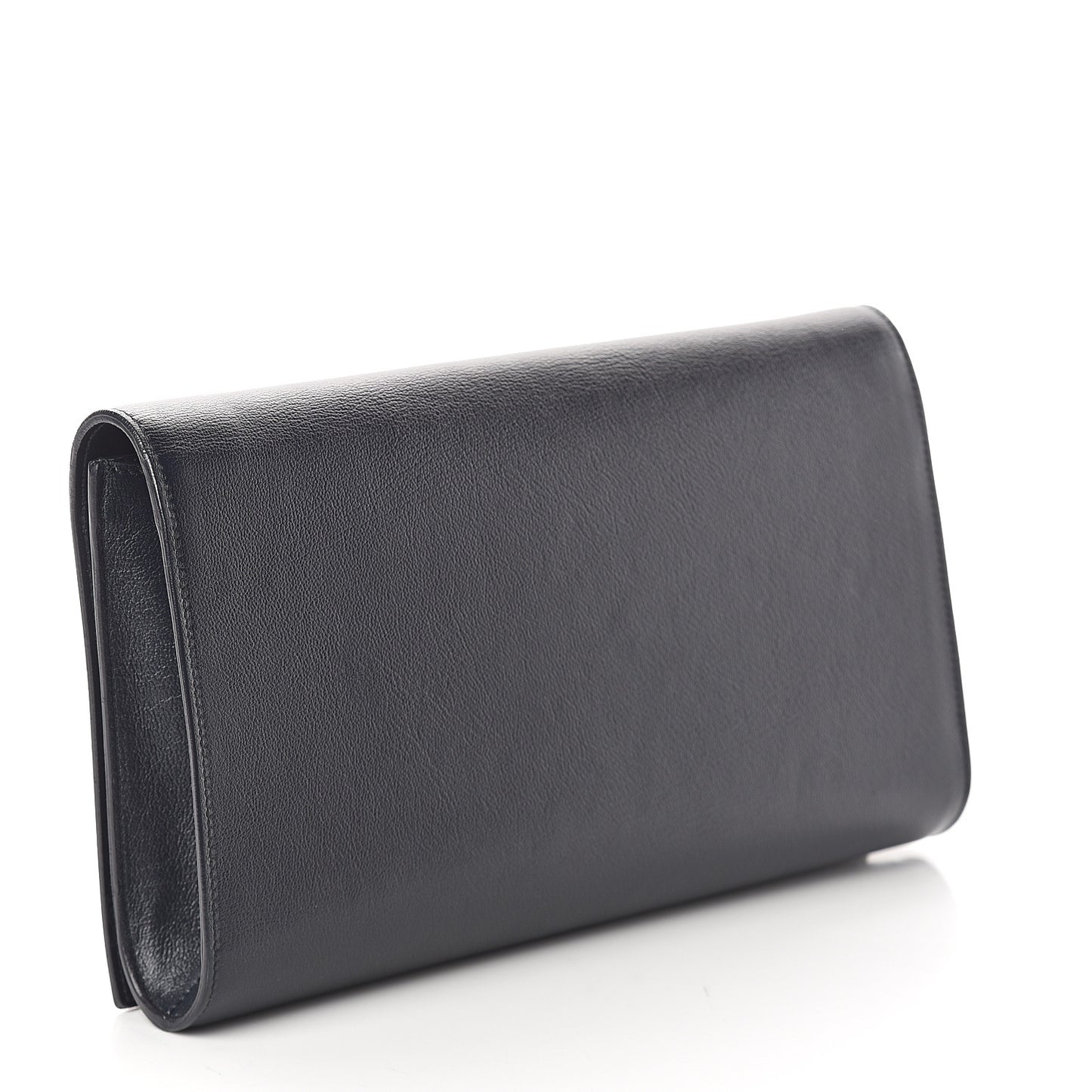 Calfskin Monogram Large Belle De Jour Clutch Black