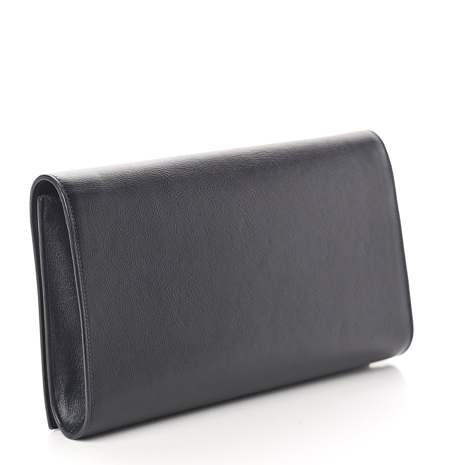 Saint Laurent Calfskin Monogram Large Belle De Jour Clutch Black 2 of 5