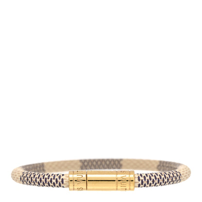 Louis Vuitton Damier Azur Keep It Bracelet 17 1 of 5