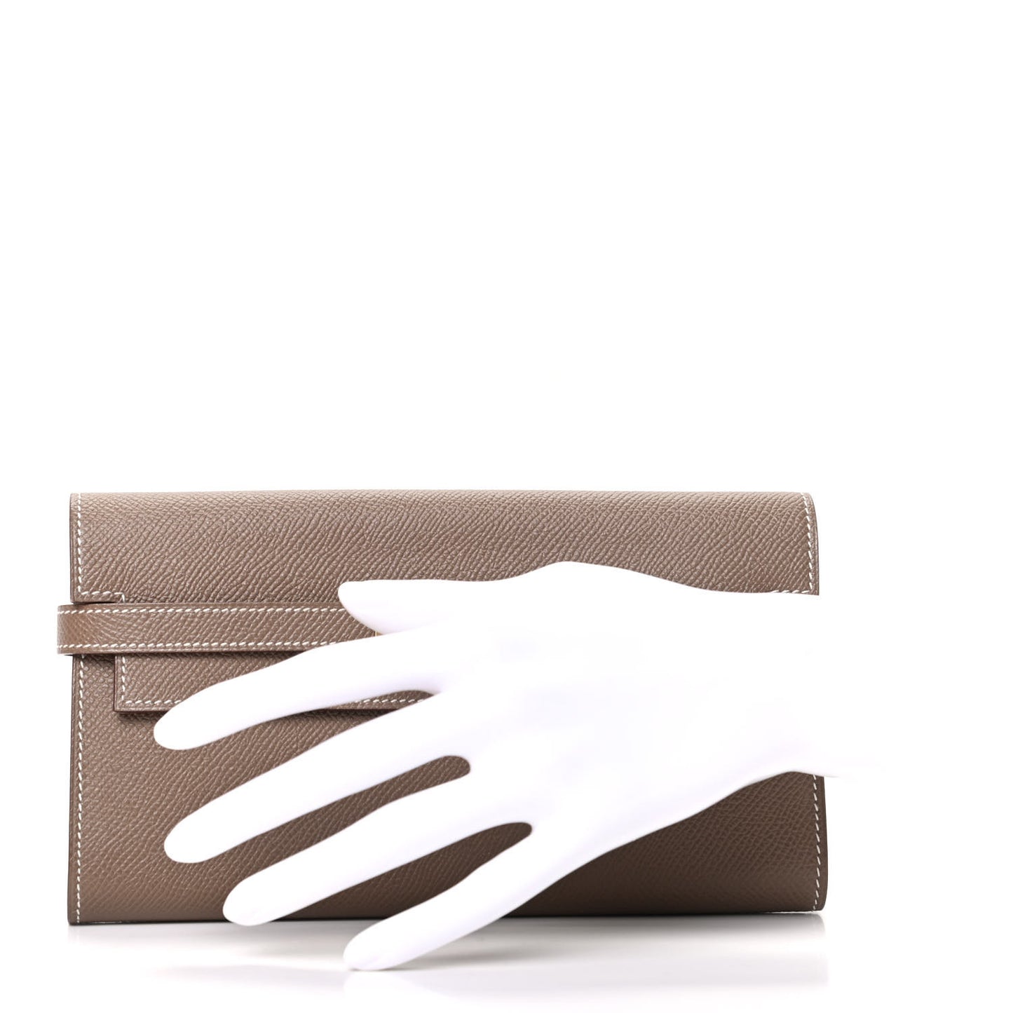 Epsom Kelly Longue Wallet Etoupe