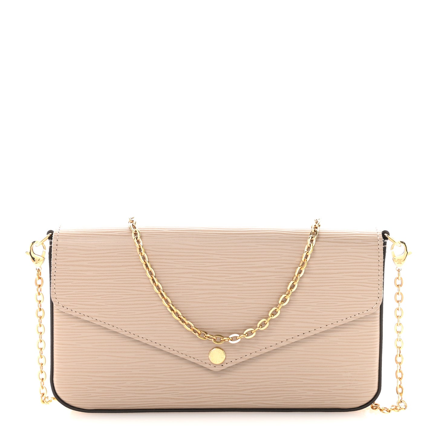 Epi Felicie Pochette Chain Wallet Galet