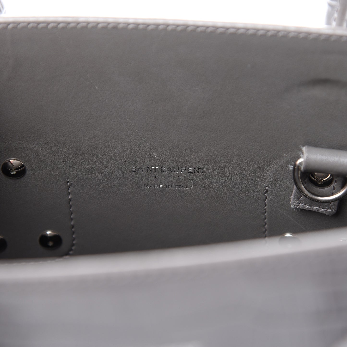 Calfskin Crocodile Embossed Small Sac De Jour Fog