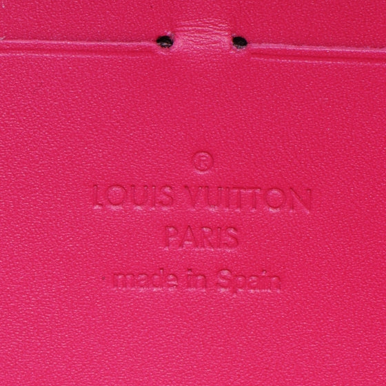 Louis Vuitton Vernis Ikat Zippy Wallet Rose Indien 6 of 7
