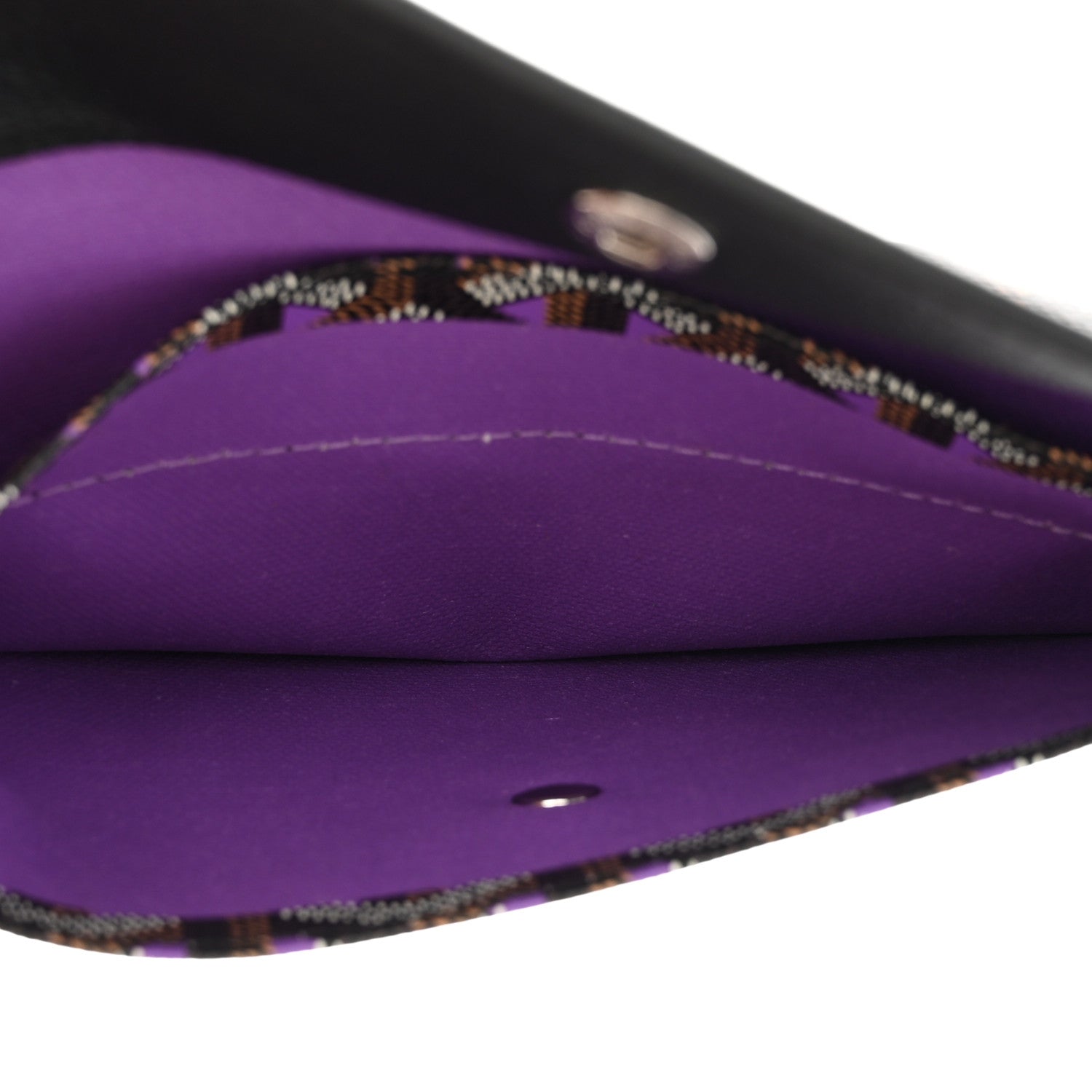 Goyard Goyardine Saint Louis Claire Voie GM Black Purple 7 of 10