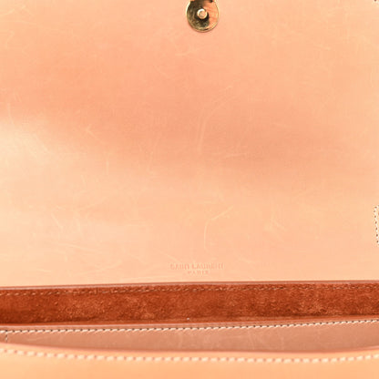 Saint Laurent Smooth Vintage Calfskin Monogram Medium Kaia Satchel Gold 10 of 10