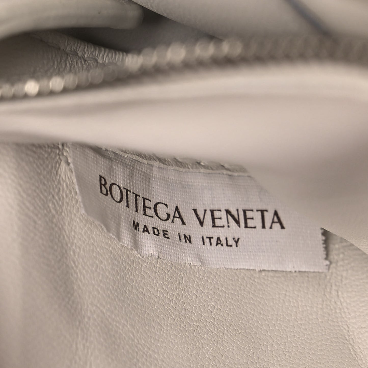 Nappa Maxi Intreccio Padded Cassette Crossbody Bag Chalk