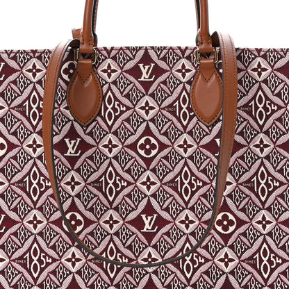 Louis Vuitton Jacquard Since 1854 Onthego GM Bourdeaux 5 of 9
