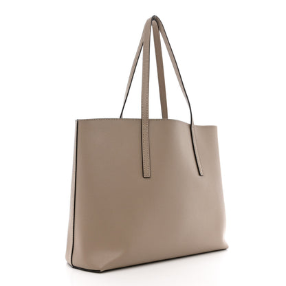 Fendi Vitello Vienna Enamel F is Fendi Shopping Tote Tortora Taupe 3 of 11